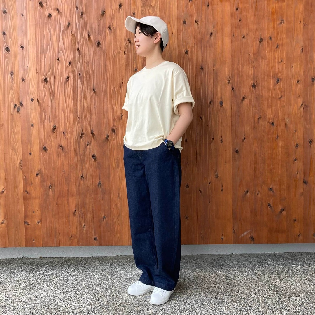 涼感UVカットクルーネックワイド半袖Ｔシャツ