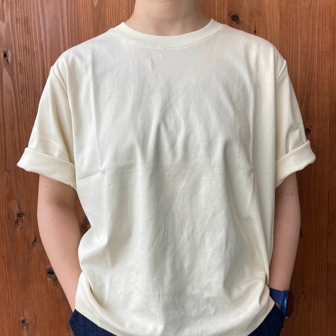 涼感UVカットクルーネックワイド半袖Ｔシャツ