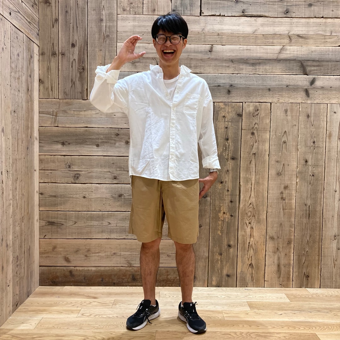 ヘンプコットン　長袖シャツ