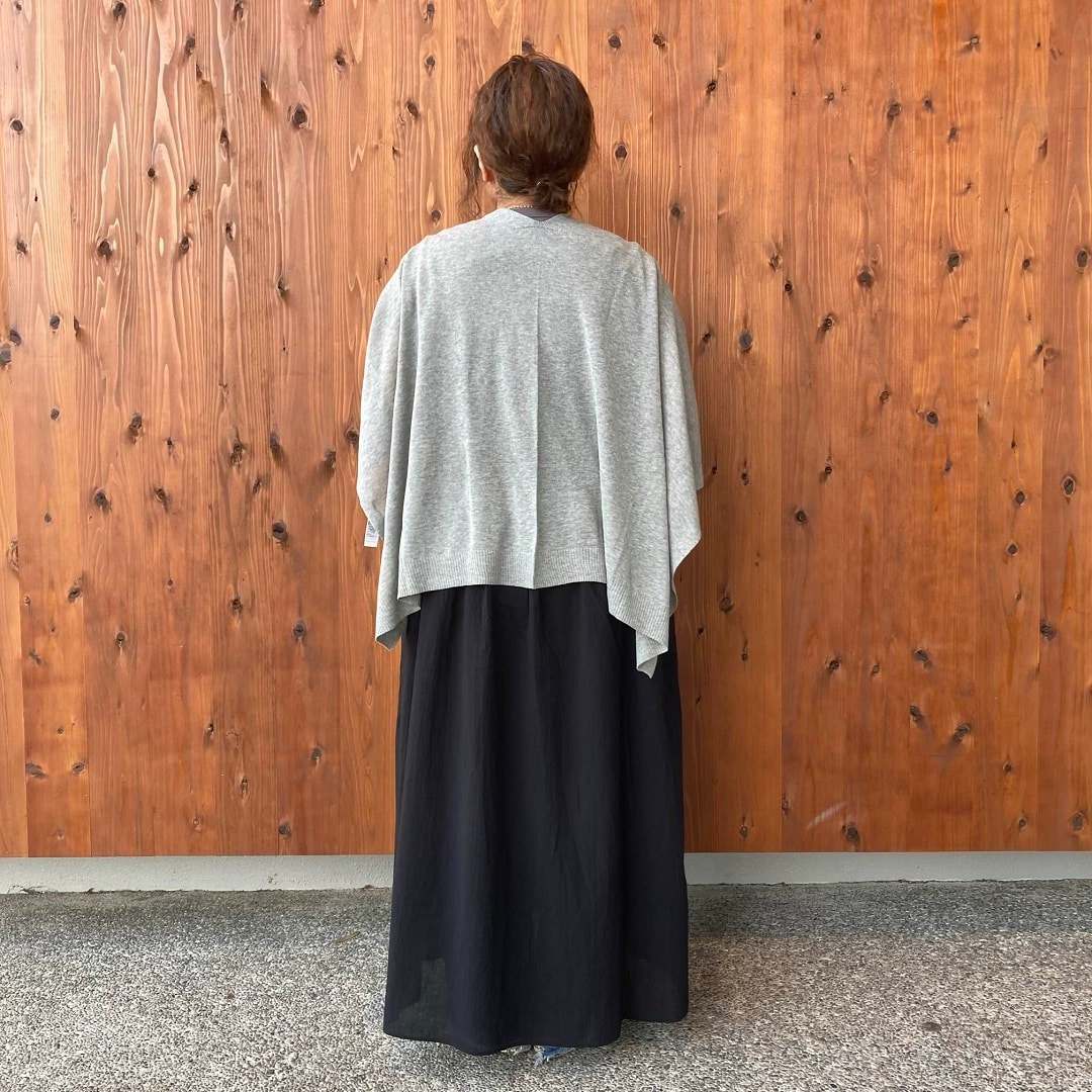UVカット強撚コットンボレロボタン付き