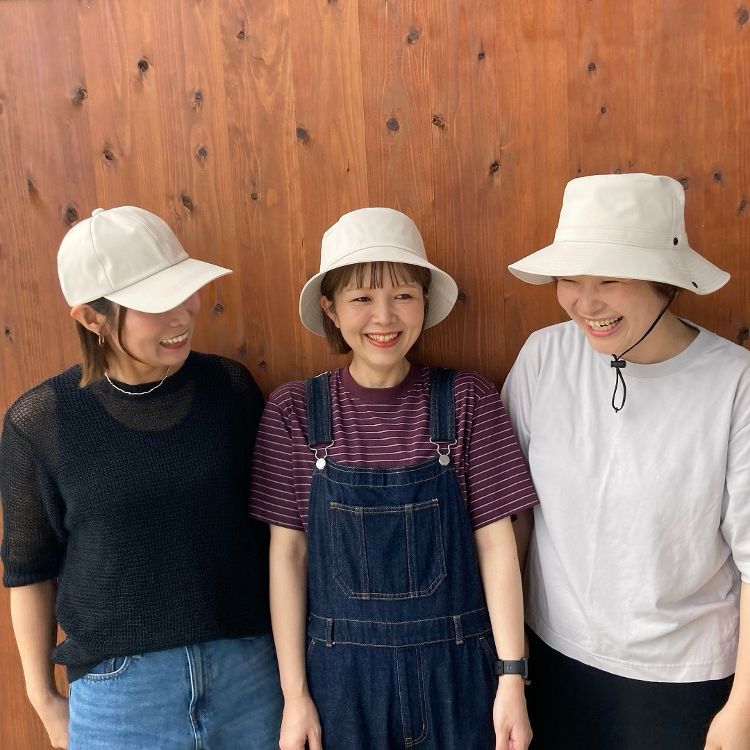 UVカット透湿撥水防水テープ使いキャップ