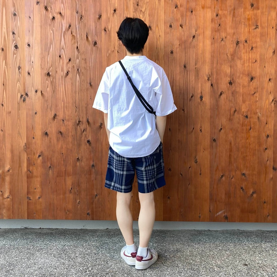 マドラスチェックイージーショートパンツ