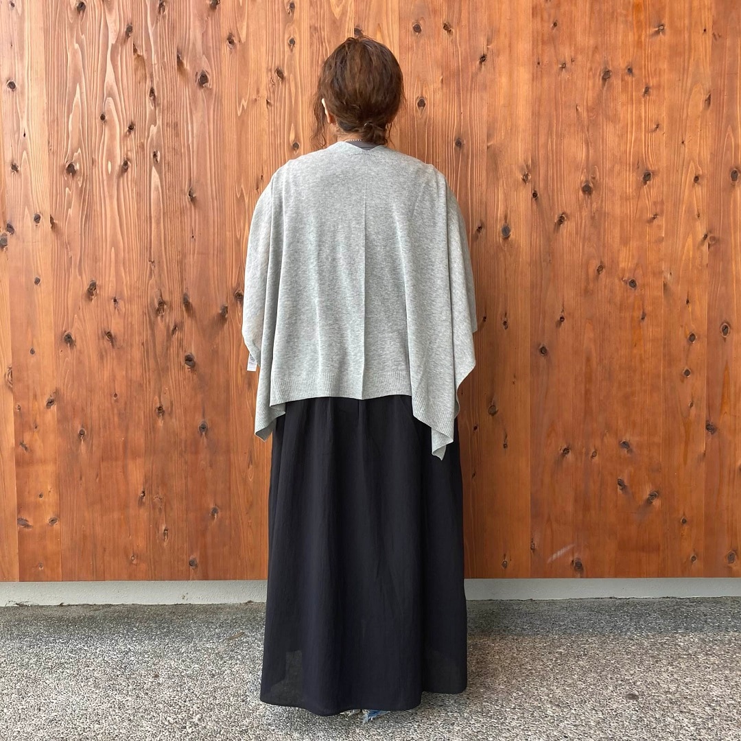 UVカット強撚コットンボレロボタン付き