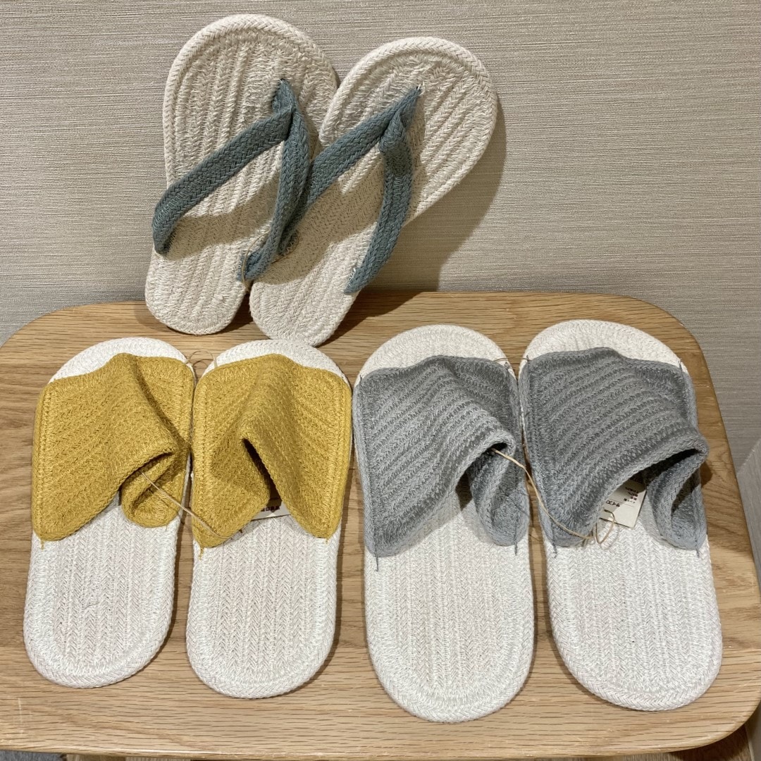 【オークビレッジかみす】スタッフのお気に入り│ルームサンダル
