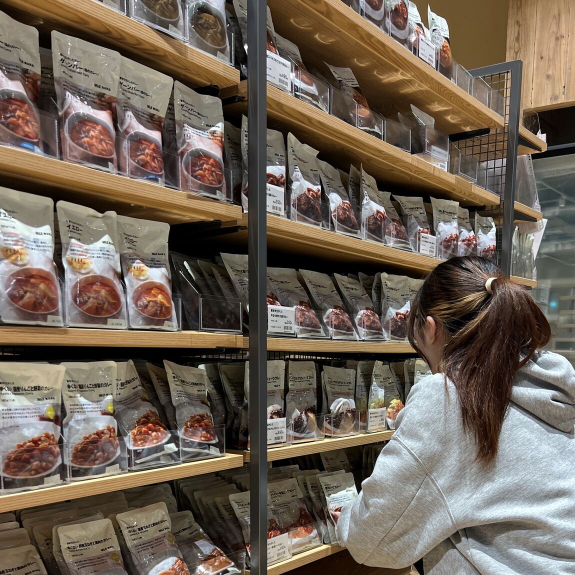 カレー陳列中