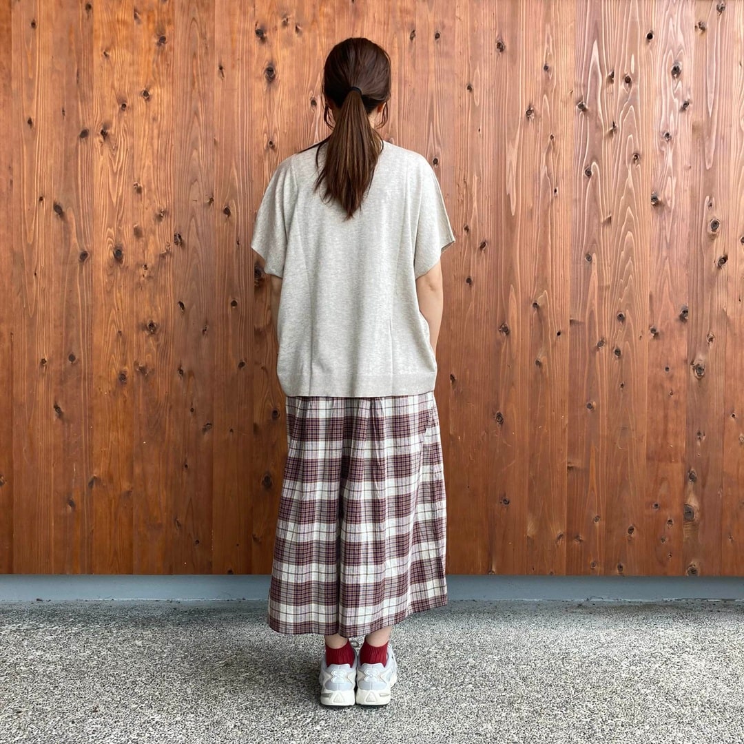 なめらか天竺編みワイドセーター
