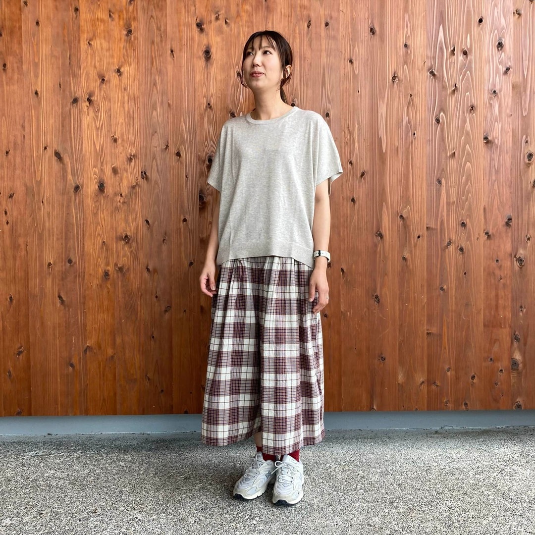 なめらか天竺編みワイドセーター