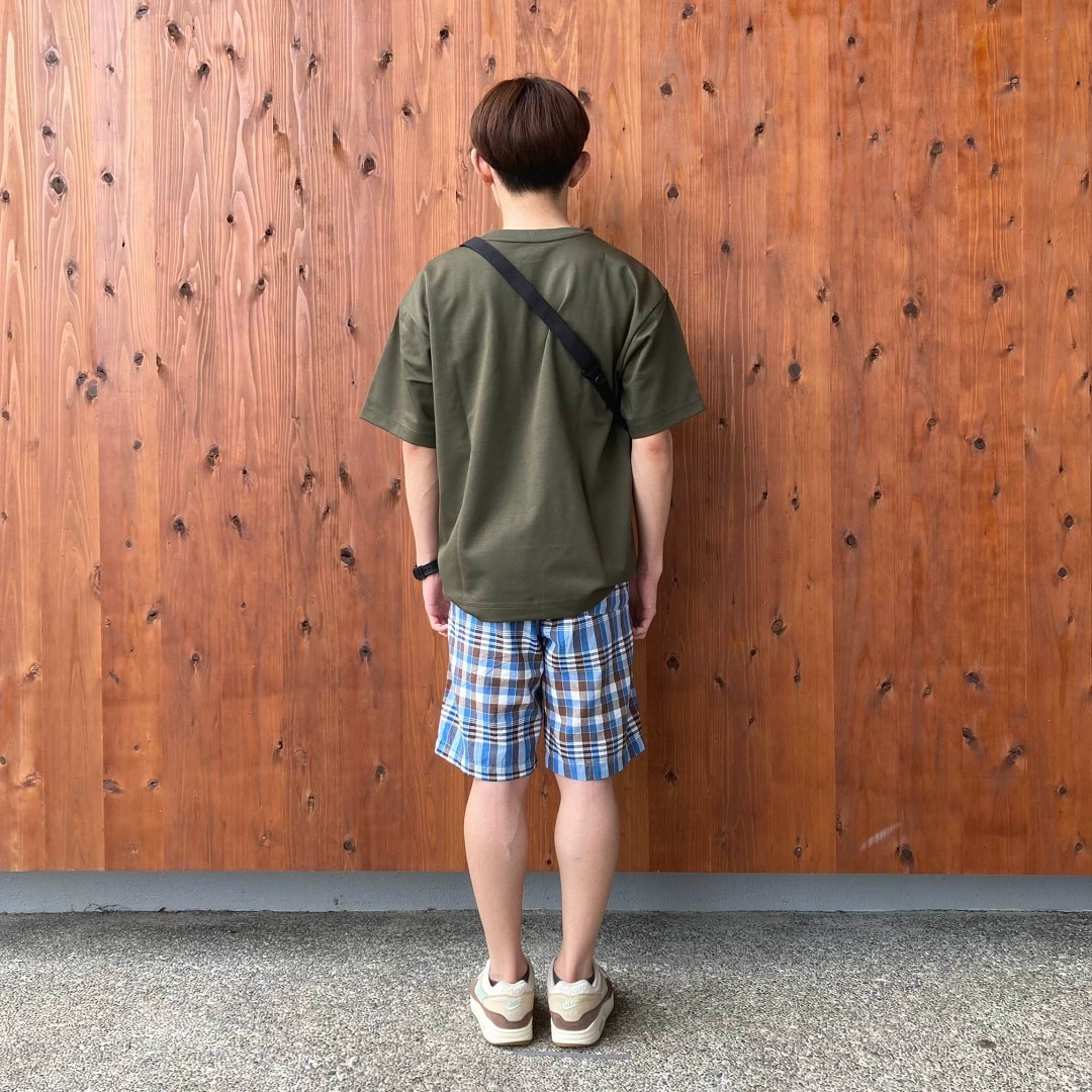 マドラスチェックイージーショートパンツ