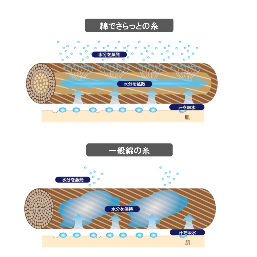 【アミュプラザ長崎】綿でさらっとインナー