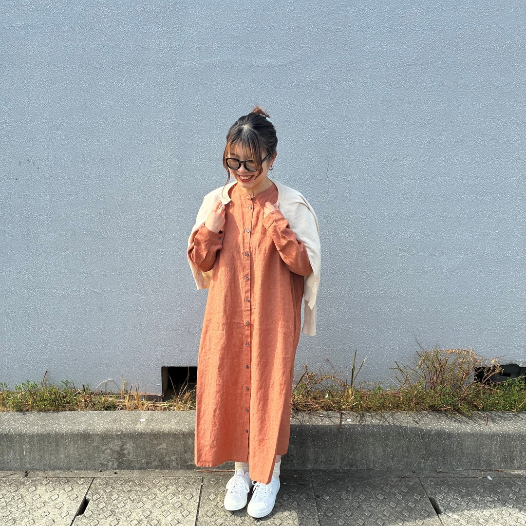 リネンワンピース