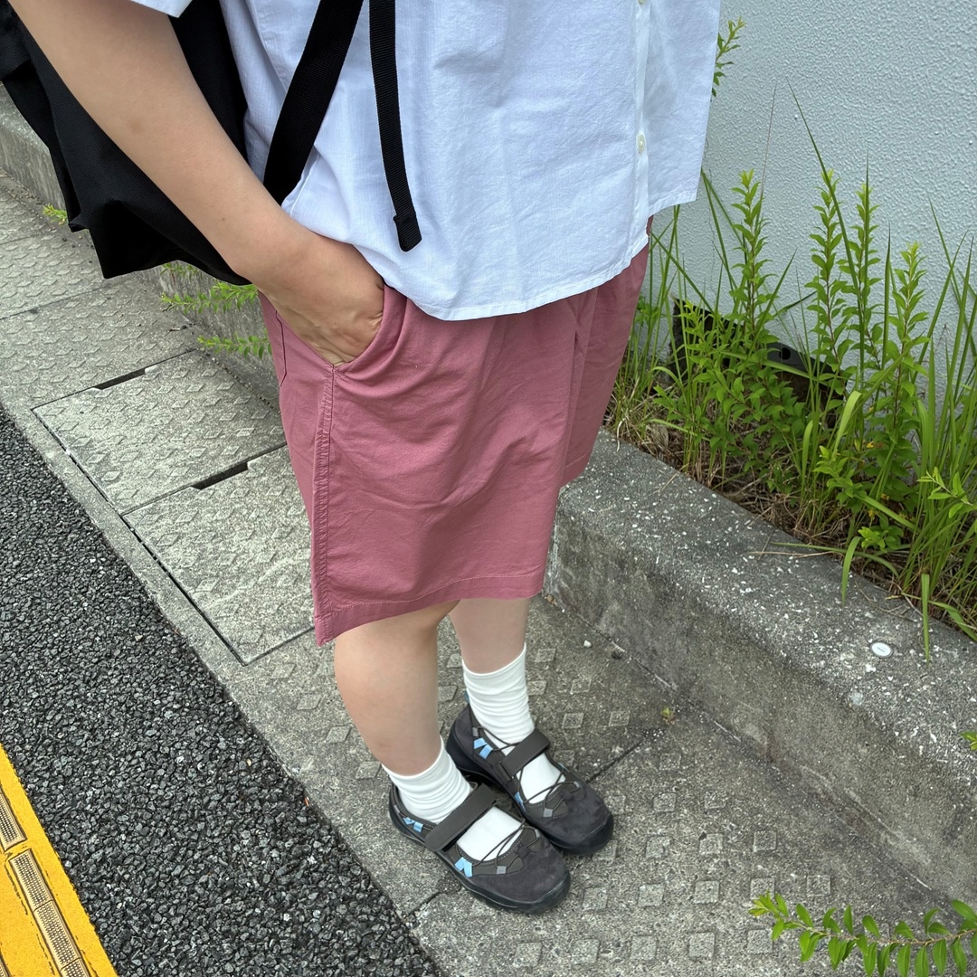 ショートパンツの丈感