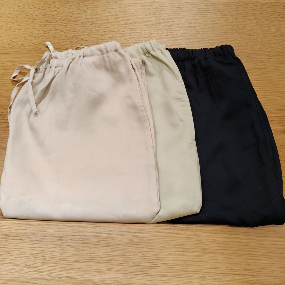 ロングパンツ３色