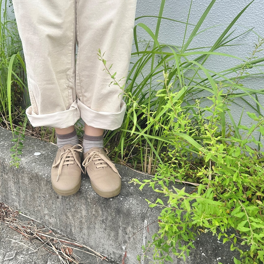 足元のアップ写真