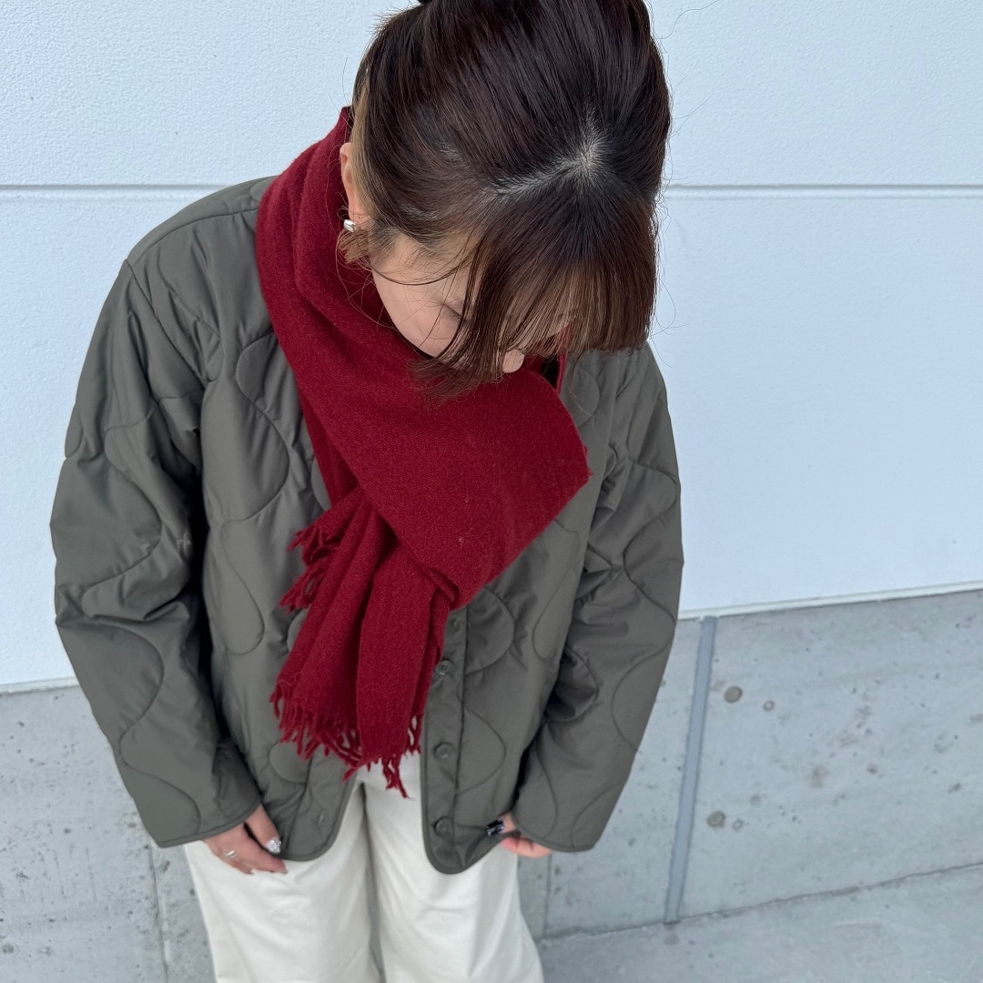 西山さん　マフラー　アップ