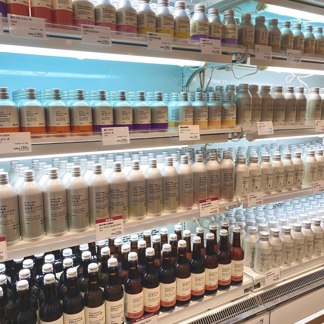 ドリンクの売場