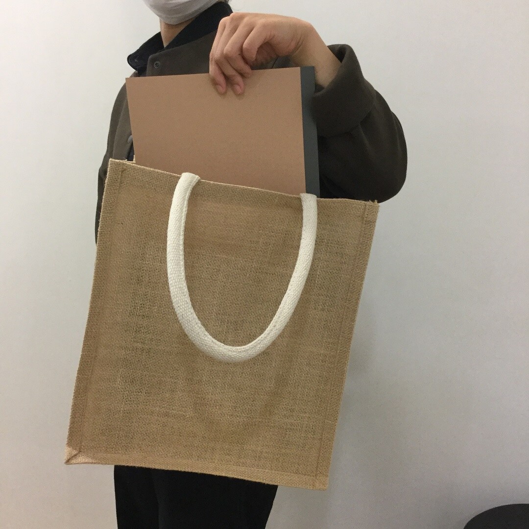 ジュートマイバッグ縦型