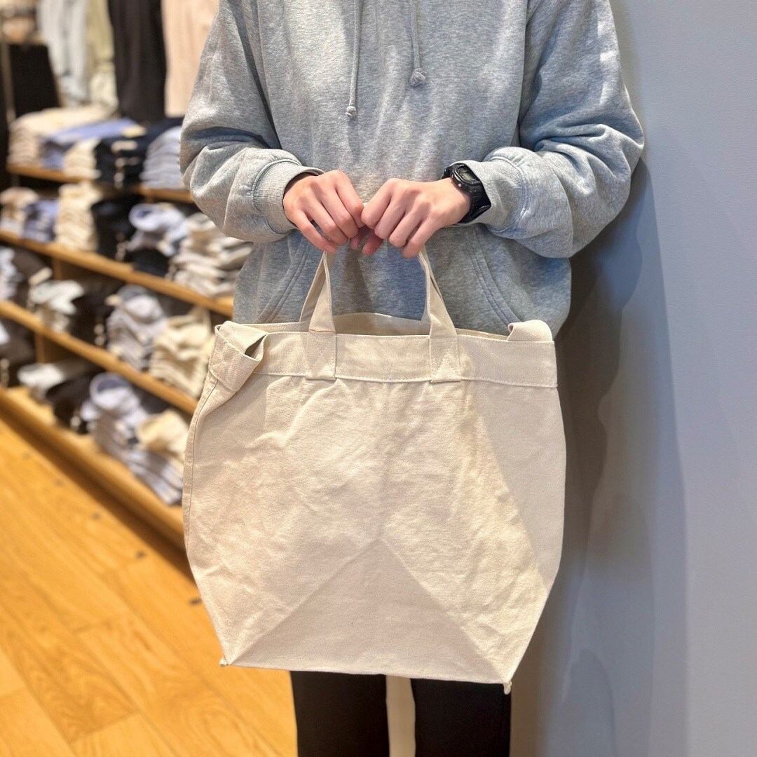【イオンモール新潟亀田インター】わたしの愛用品～帆布 2WAY トートバッグ 
