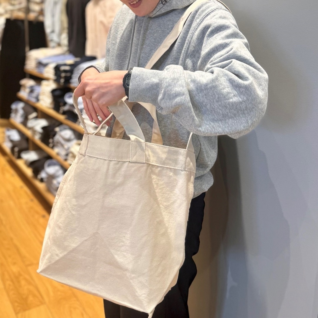【イオンモール新潟亀田インター】わたしの愛用品～帆布 2WAY トートバッグ 
