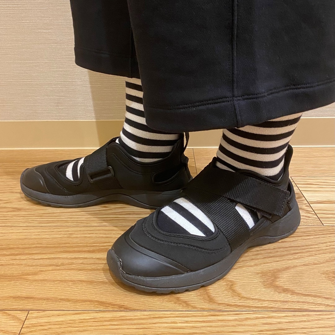 愛用品　スニーカーサンダル