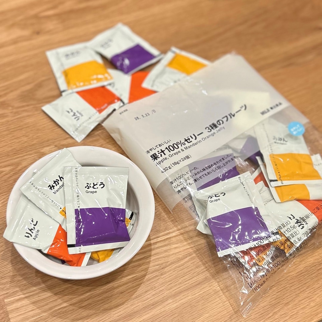 【イオンモール新潟亀田インター】今年も果汁100%ゼリー 3種のフルーツが入荷しました。 