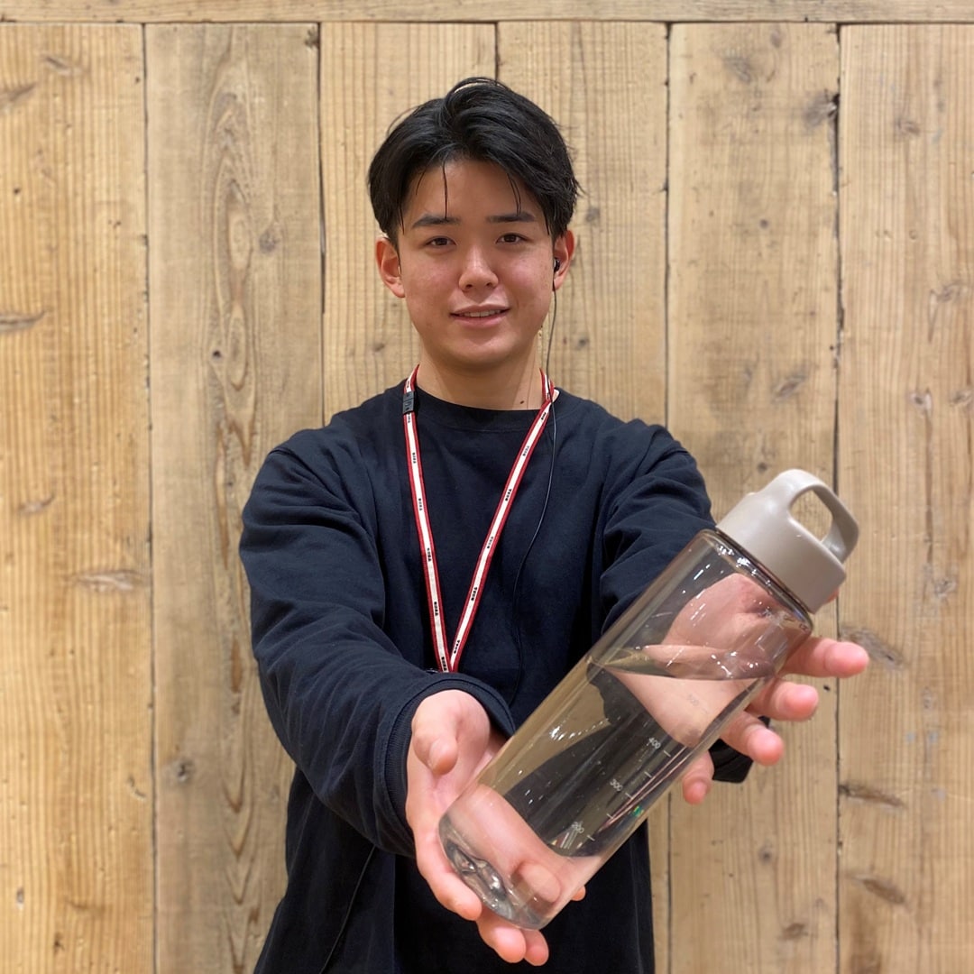 【イオンモール新潟亀田インター】スタッフの愛用品～目盛り付き ドリンクボトル～ 