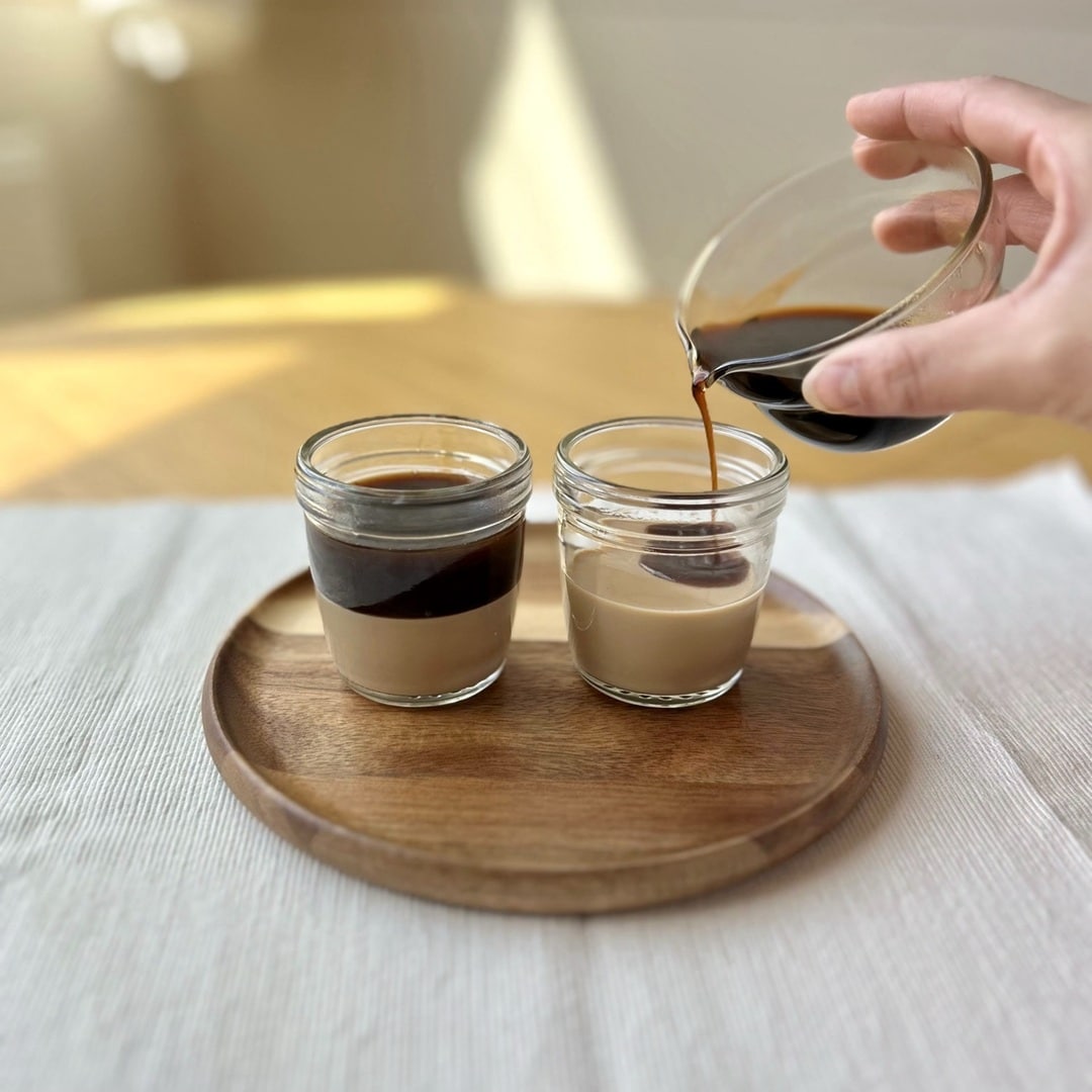 【イオンモール新潟亀田インター】アレンジいろいろ、コーヒーゼリー＆コーヒーミルクプリン