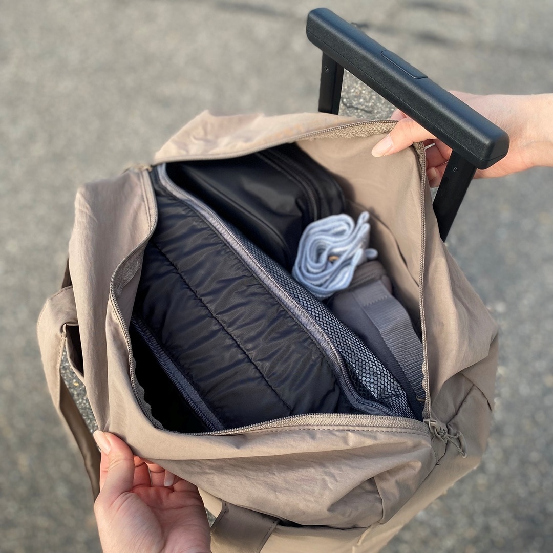 【イオンモール新潟亀田インター】旅行におすすめのたためるボストンバッグ 