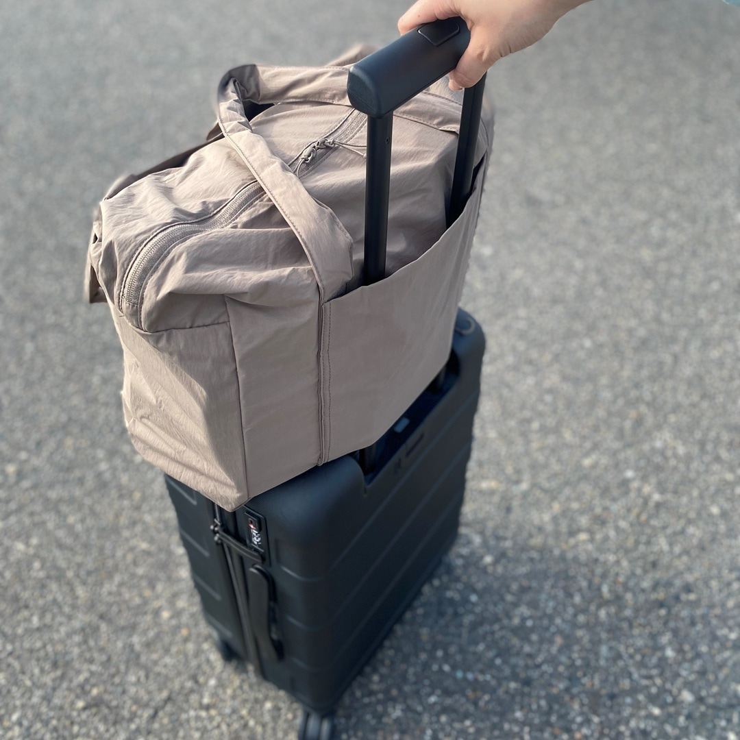 【イオンモール新潟亀田インター】旅行におすすめのたためるボストンバッグ 