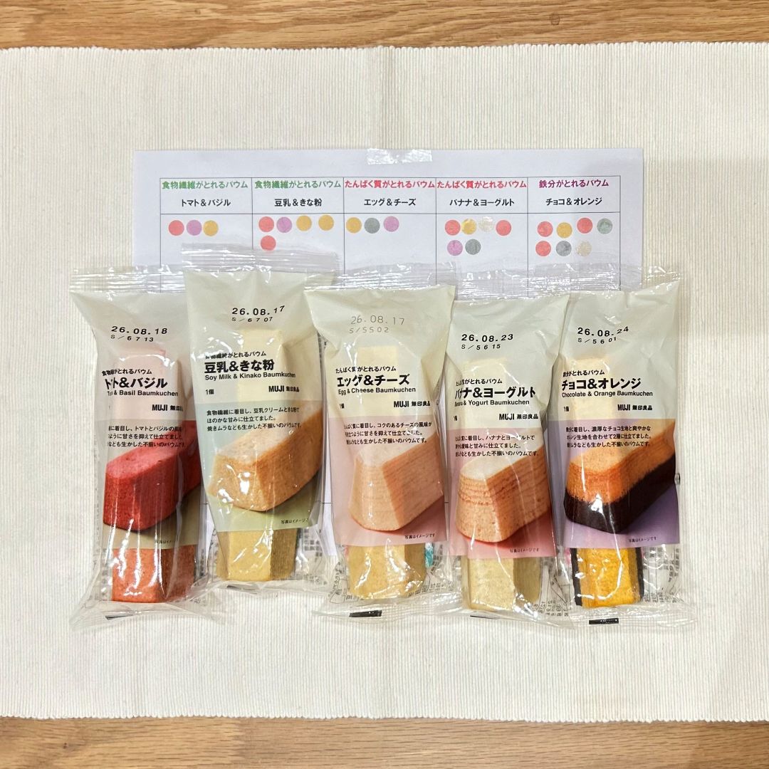 【イオンモール新潟亀田インター】栄養・成分がとれるバウムが新発売。スタッフ試食会をしました。 