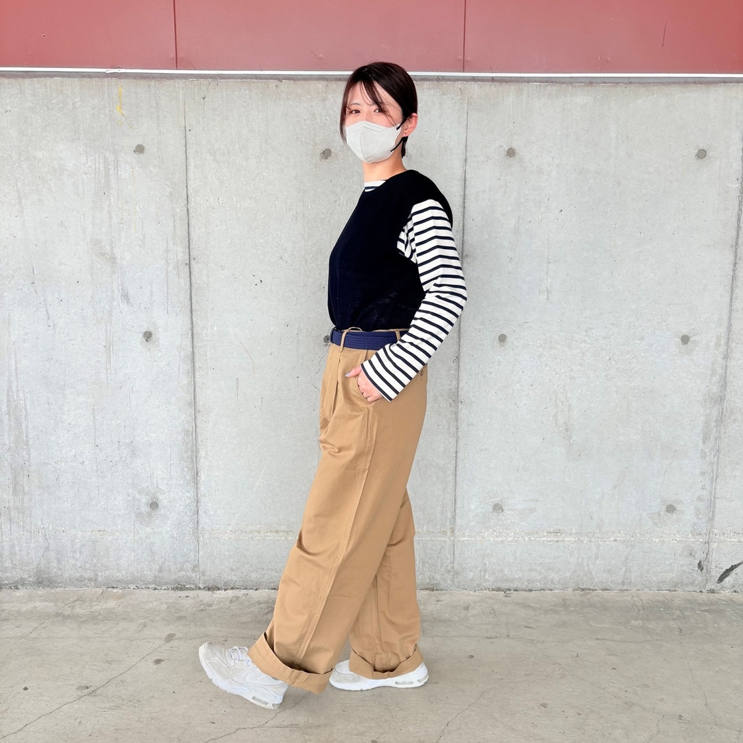 ノースリーブセーター