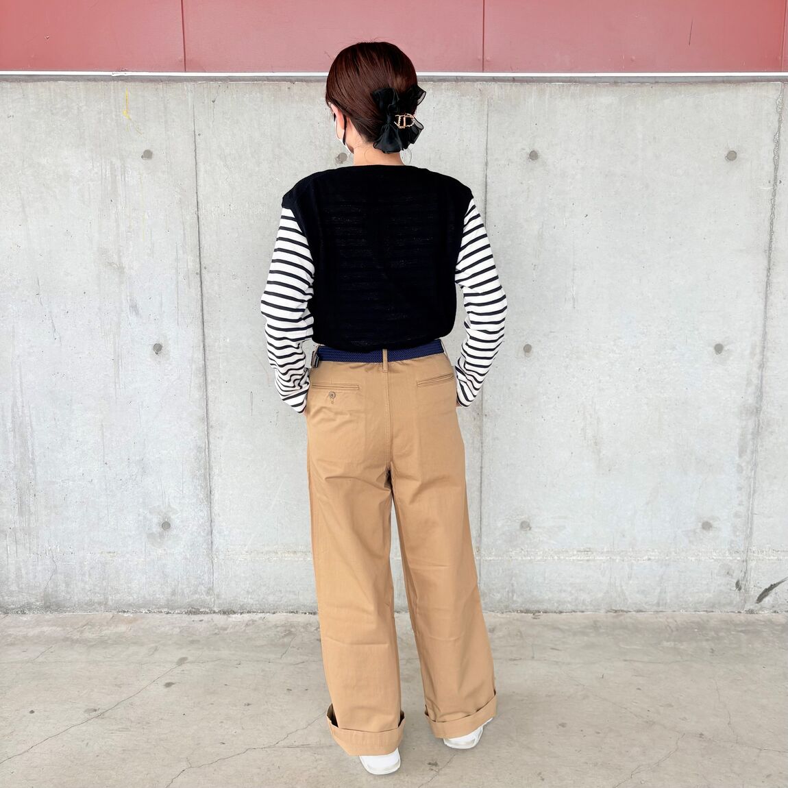 ノースリーブセーター