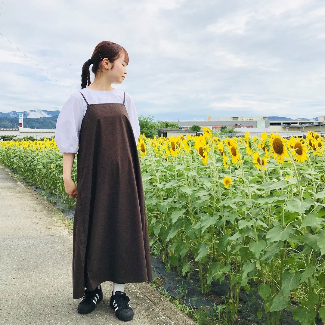 キャミソールワンピ