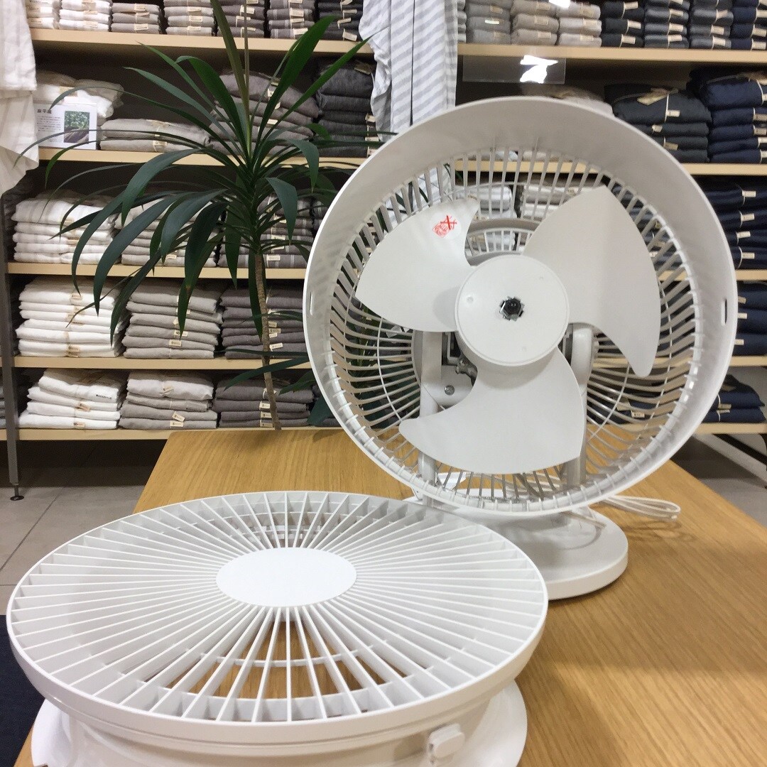 【いわきラトブ】サーキュレーターのグリルを外した様子