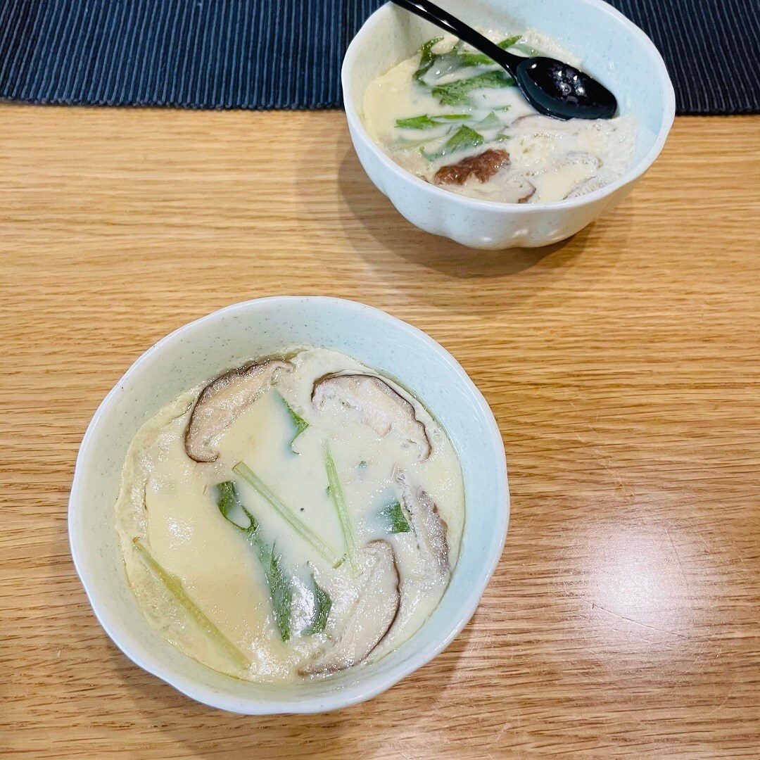 【アピタタウン金沢ベイ】ひとり分からつくれる鍋の素を使った『茶碗蒸し』