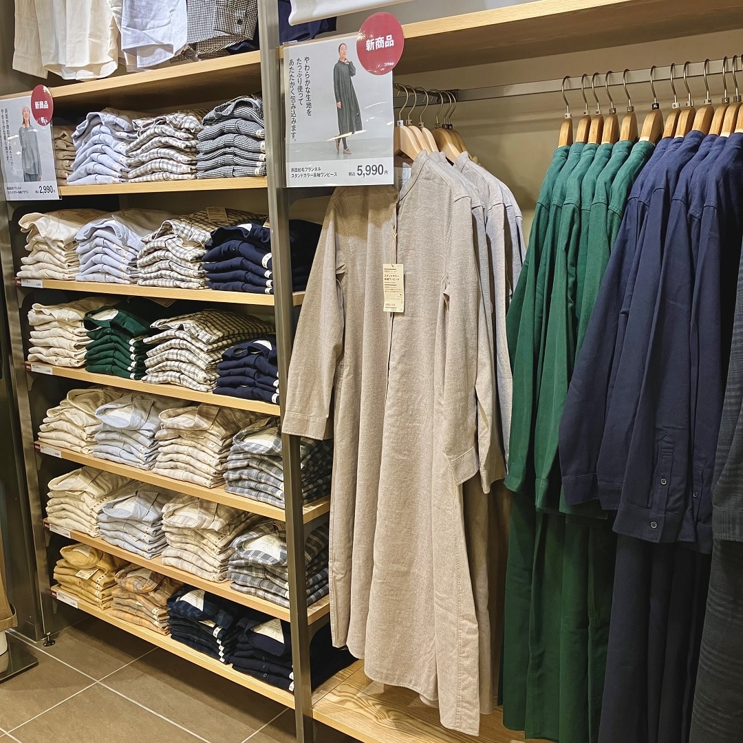 【ラブラ万代】ふんわりやわらかフランネルシャツ