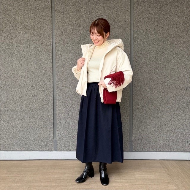 【ラブラ万代】ふっくらあたたか、撥水ダウンジャケット