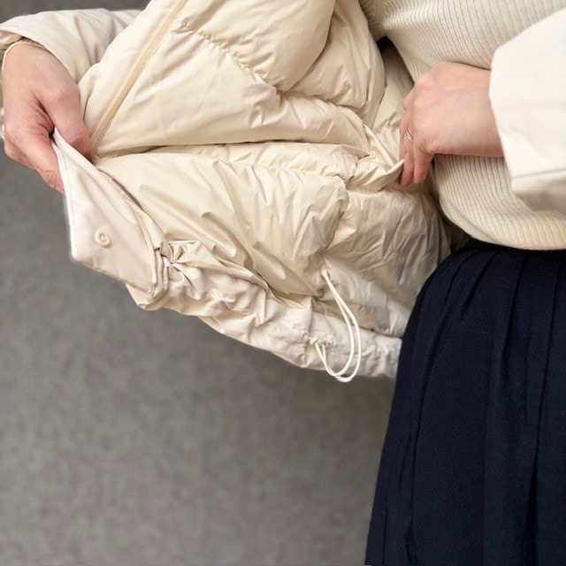 【ラブラ万代】ふっくらあたたか、撥水ダウンジャケット