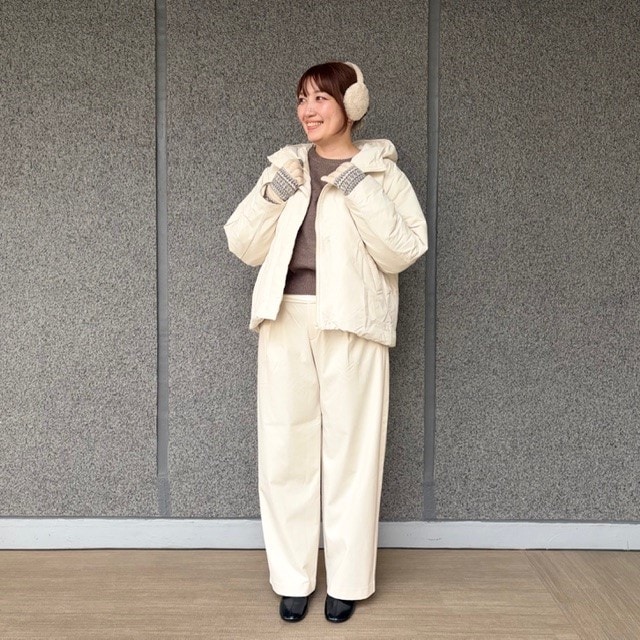 【ラブラ万代】ふっくらあたたか、撥水ダウンジャケット