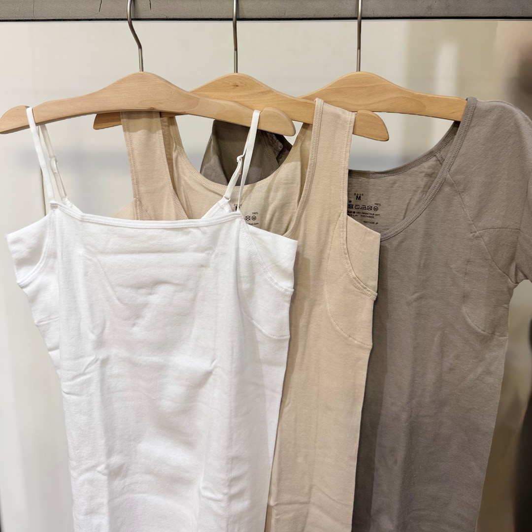 【ラブラ万代】涼やかで快適、さらっと綿インナー