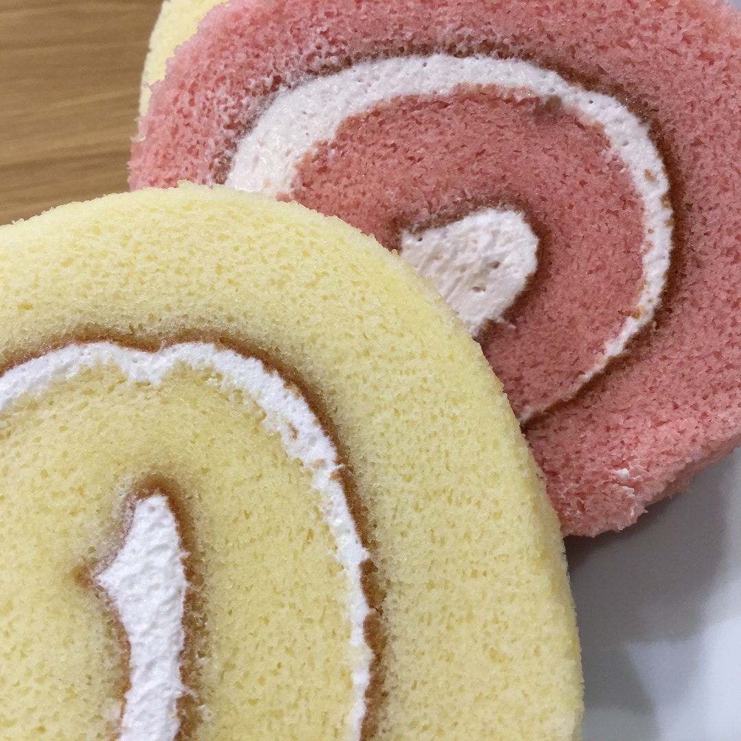 紅白のお菓子の写真