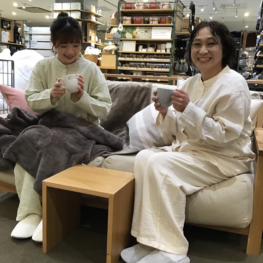 【無印良品イオンモールいわき小名浜】 やわらかく、ふんわりと。