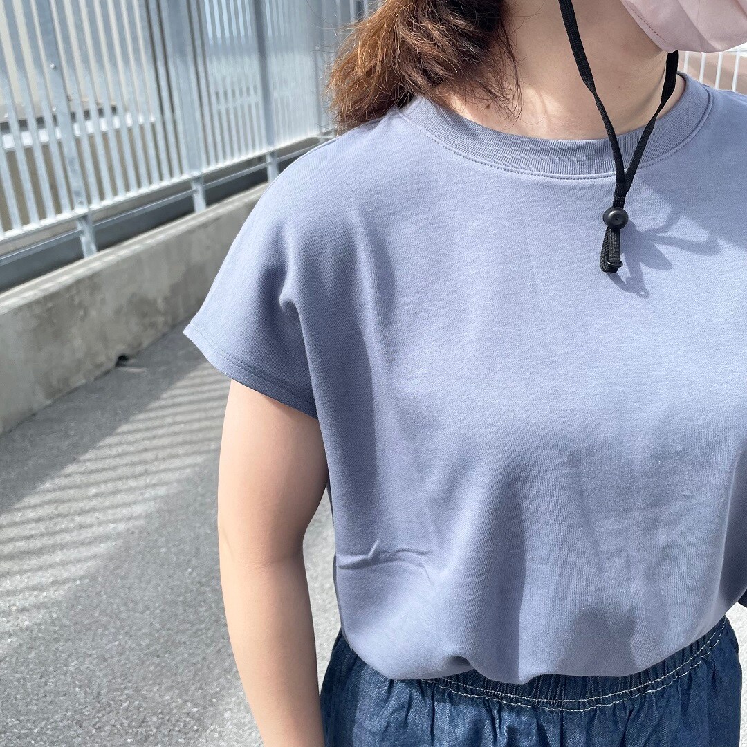 スムース編みフレンチスリーブ