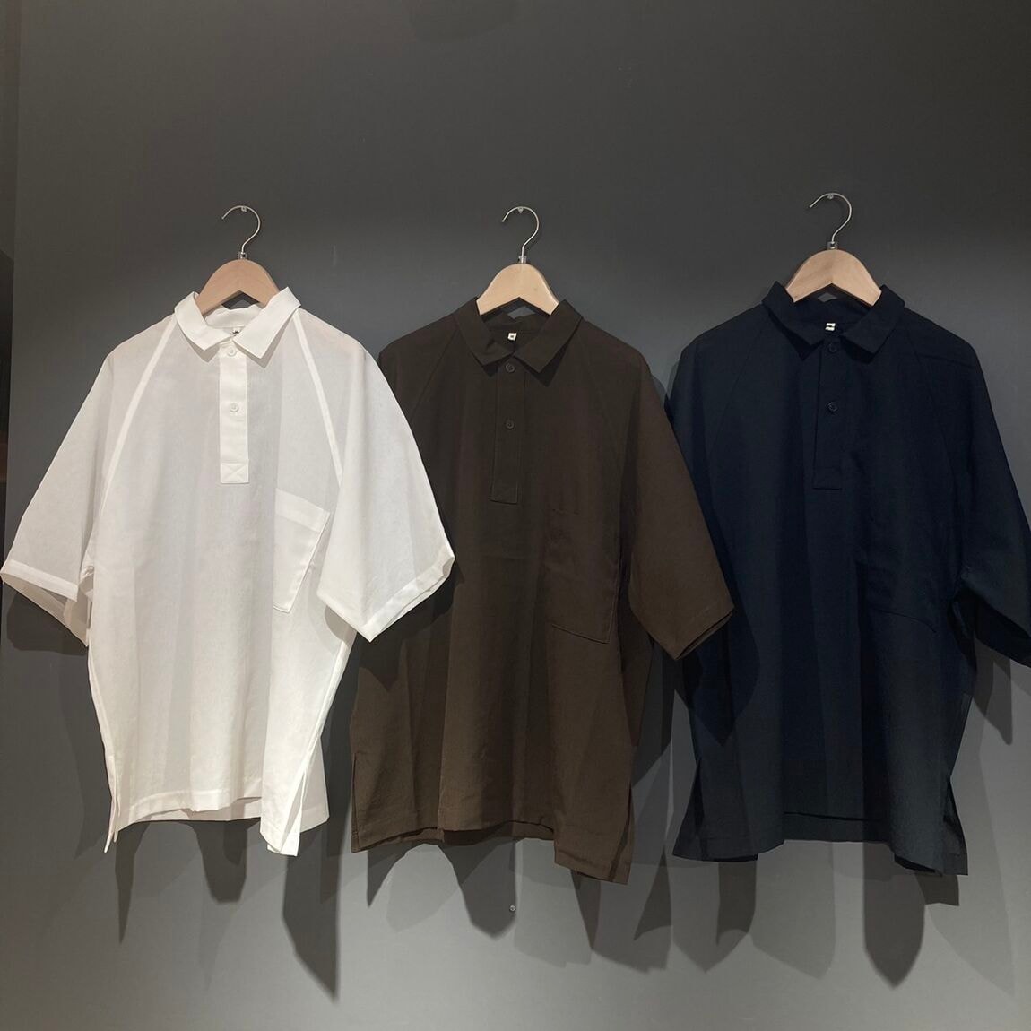 【岡山表町商店街】 「MUJILABO　風を通す　汚れが落ちやすい　ポロシャツ」