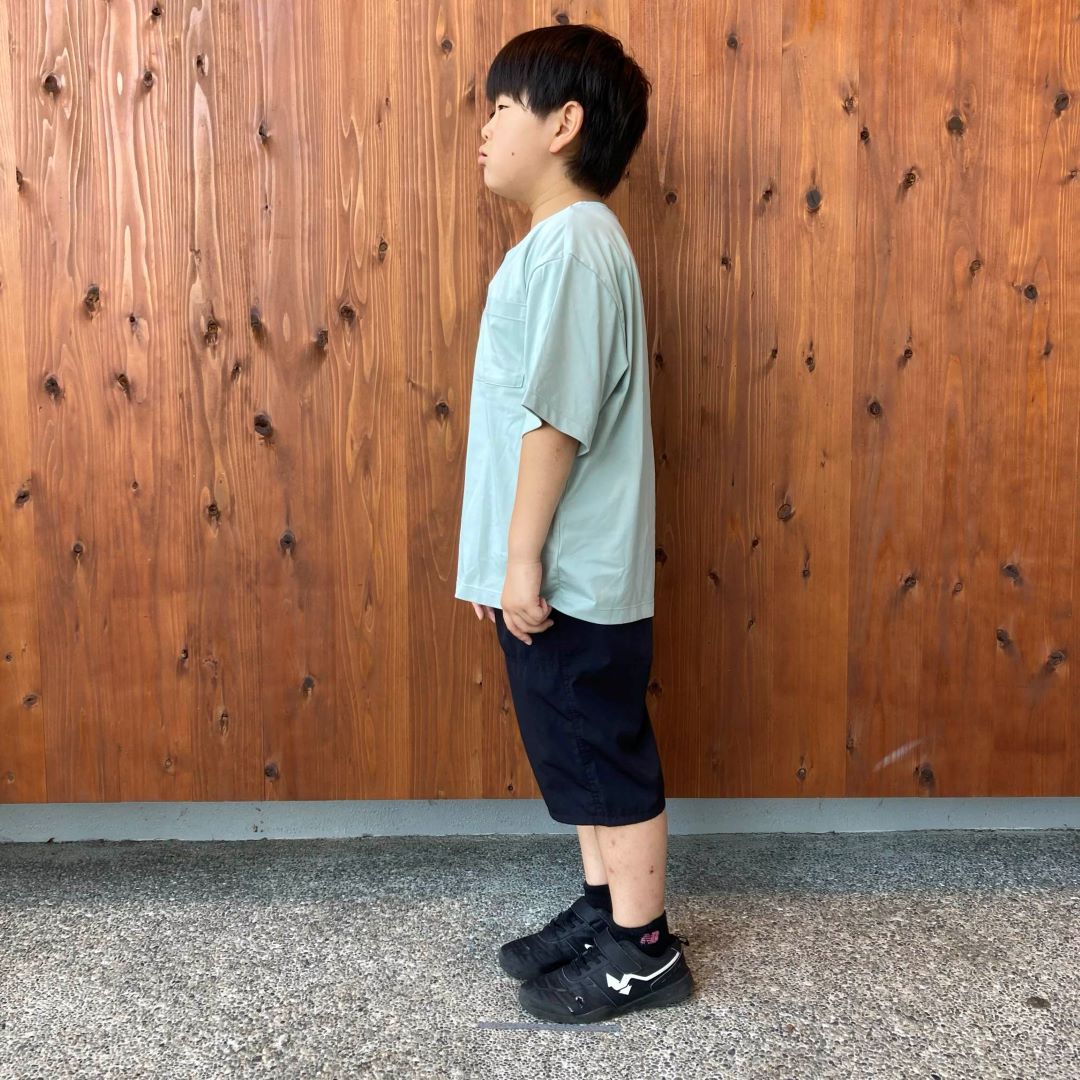 キッズ　涼感UVカットワイド半袖Tシャツ