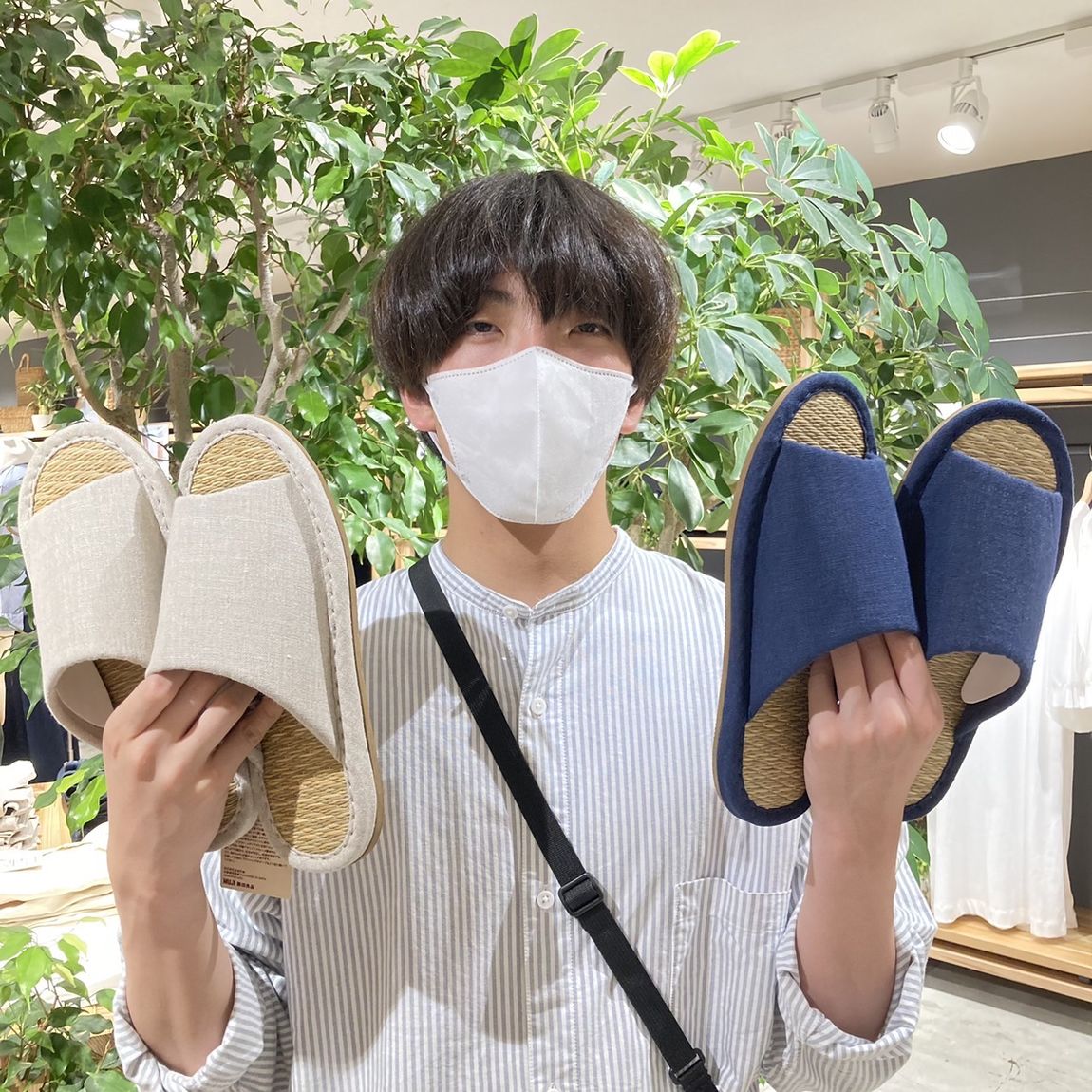 【岡山表町商店街】さらっと心地良いイ草スリッパ