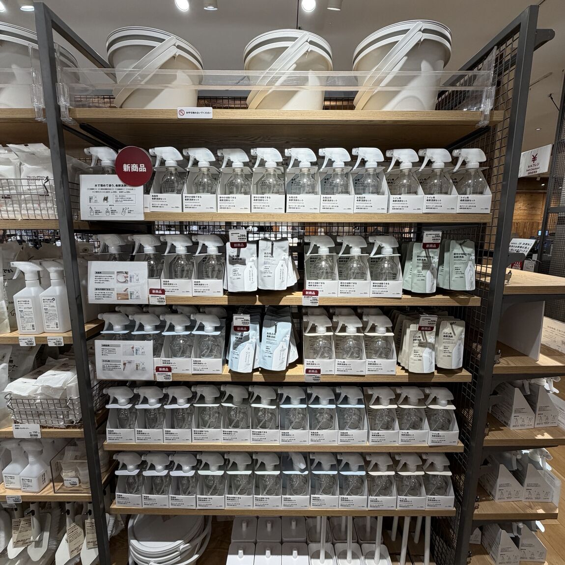 希釈洗剤売場