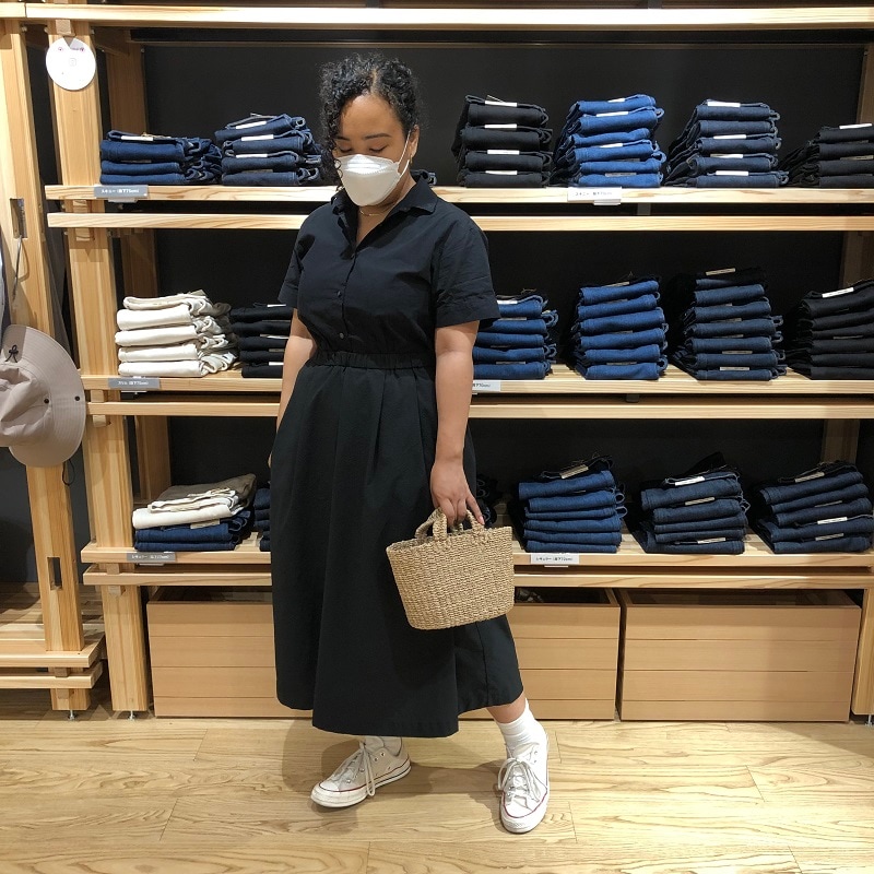 岡山表町商店街】季節限定。アバカ持ち手付 オーバルバスケット ｜無印
