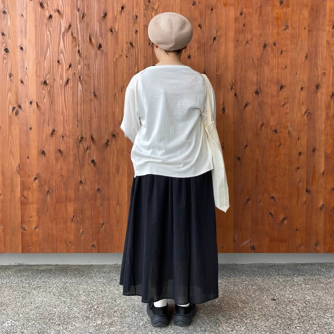 ＵＶカット強撚コットンクルーネックカーディガン