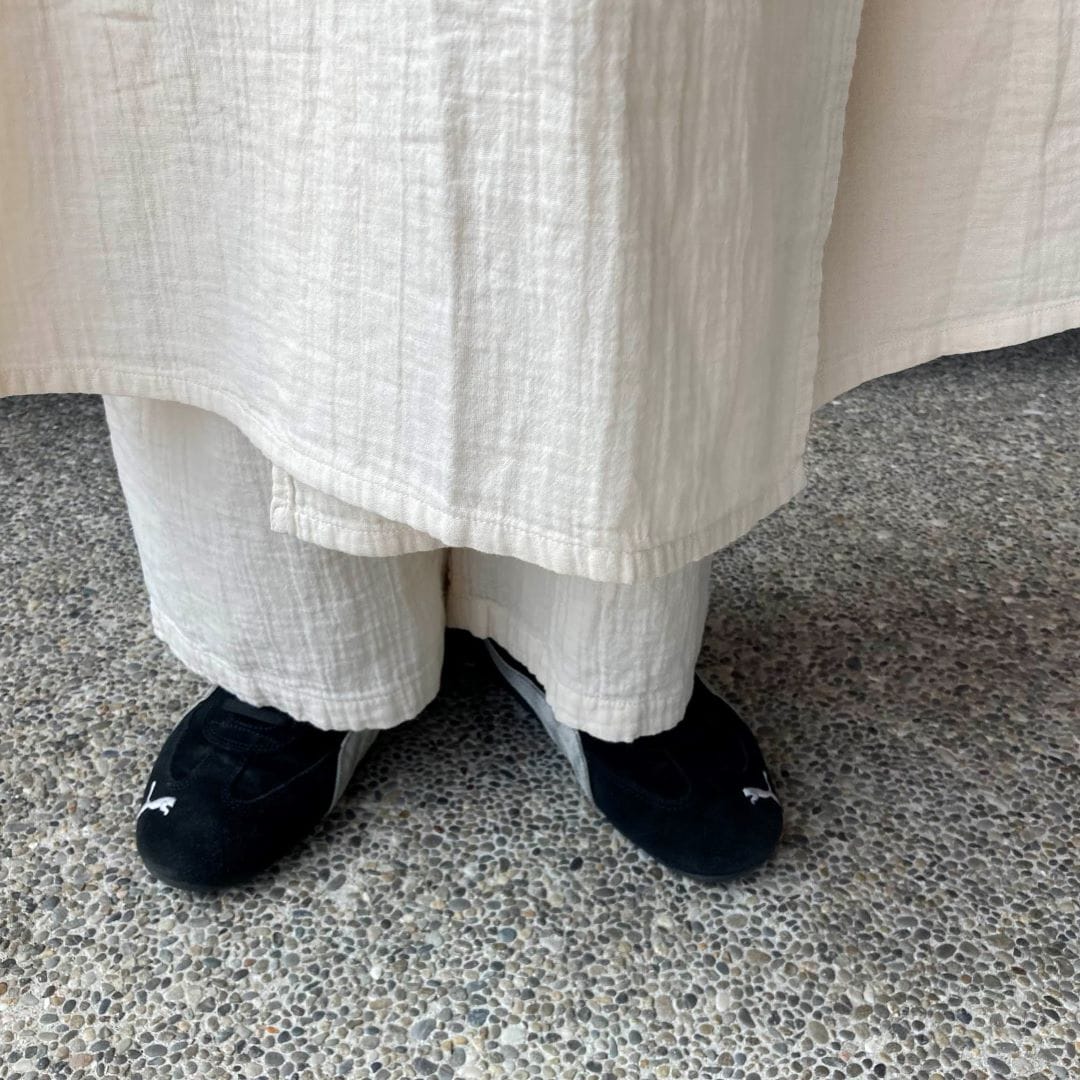 ふんわりしぼガーゼロングパンツ