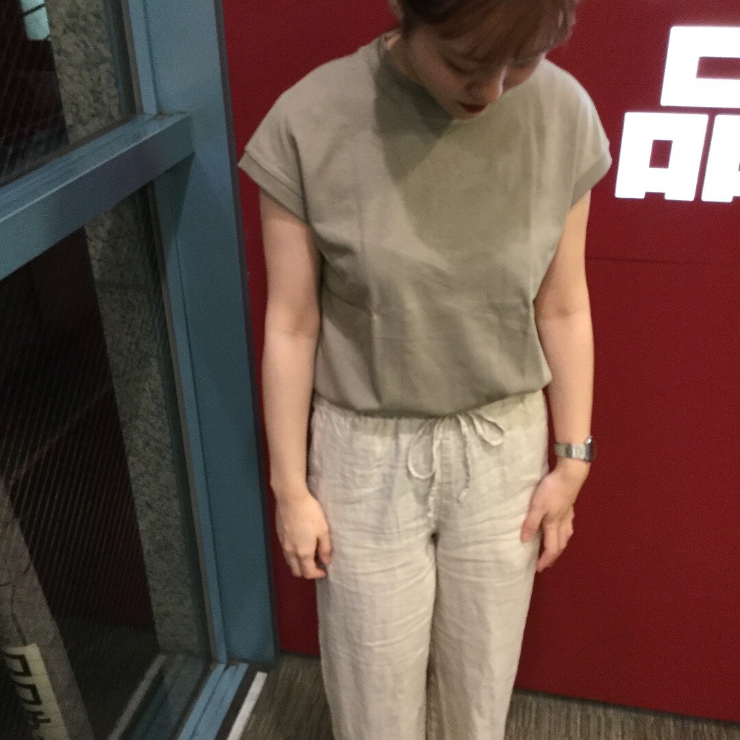 日本最大のブランド 太番手 天竺編み フレンチスリーブTシャツ
